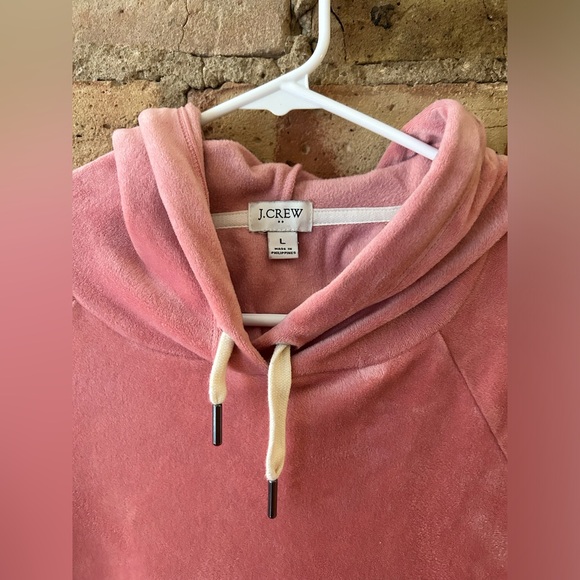 J. Crew Factory Velour Hoodie - Picture 4 of 4